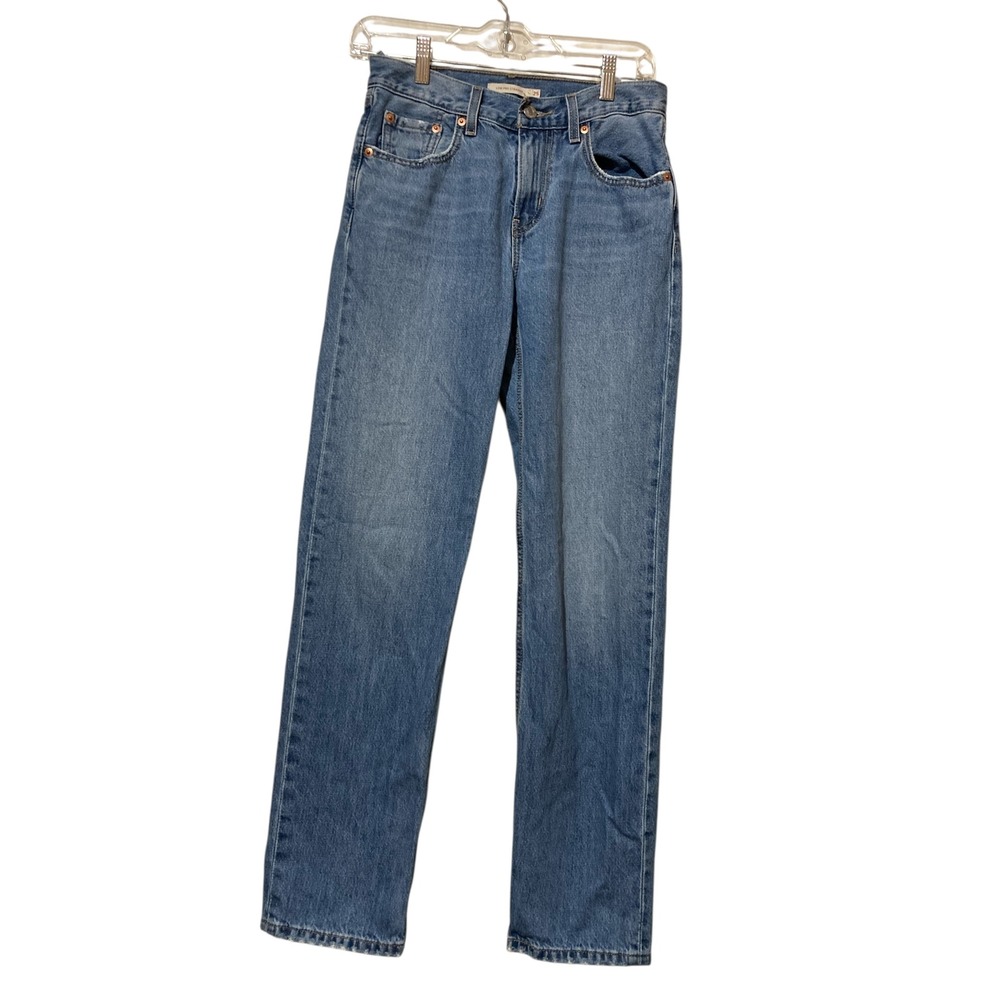 Levis Low Pro Straight Leg Jeans Medium Wash Denim W25